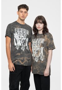 Paradiso Clothing GREEN DAY REVOLUTION RADIO DIP DYE - Print T-shirt - black