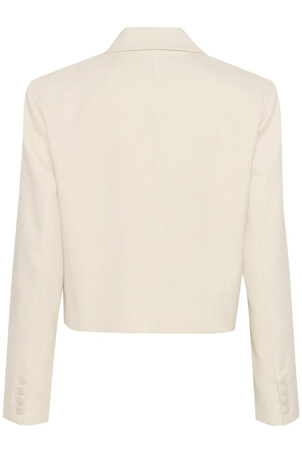 SEAVER - Blazer - egret melange2