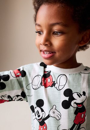 Next, REGULAR FIT - MICKEY MOUSE T-SHIRT AND SHORTS SET  . - Shorts - sage green