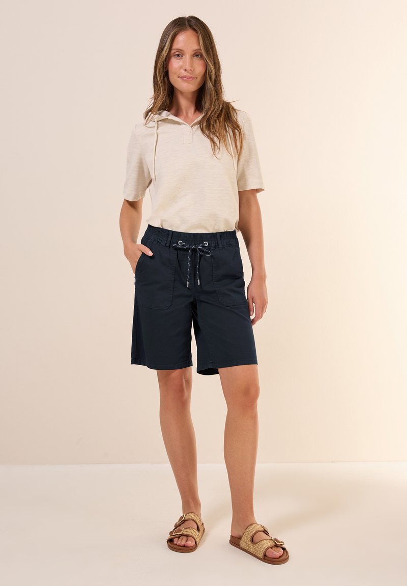 Jupe Athleta Femme Taille 10 Bleu Marine - Taille Réglable, Poches, Extensible