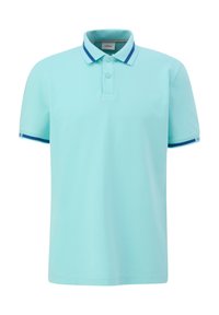 s.Oliver KONTRAST DETAIL - Poloshirt - ozeangrün