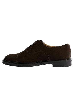 JACOB - Veterschoenen - brown suede