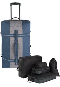 Normani MIT 4 KLEIDERTASCHEN - Kofferset - blau grau