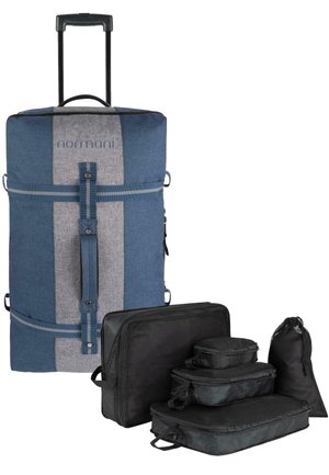 Normani MIT 4 KLEIDERTASCHEN - Kofferset - blau grau