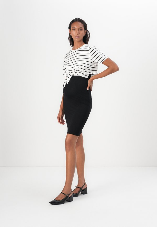 OLMOLINE KNOT O NECK NURSING DRESS - Jersey dress2