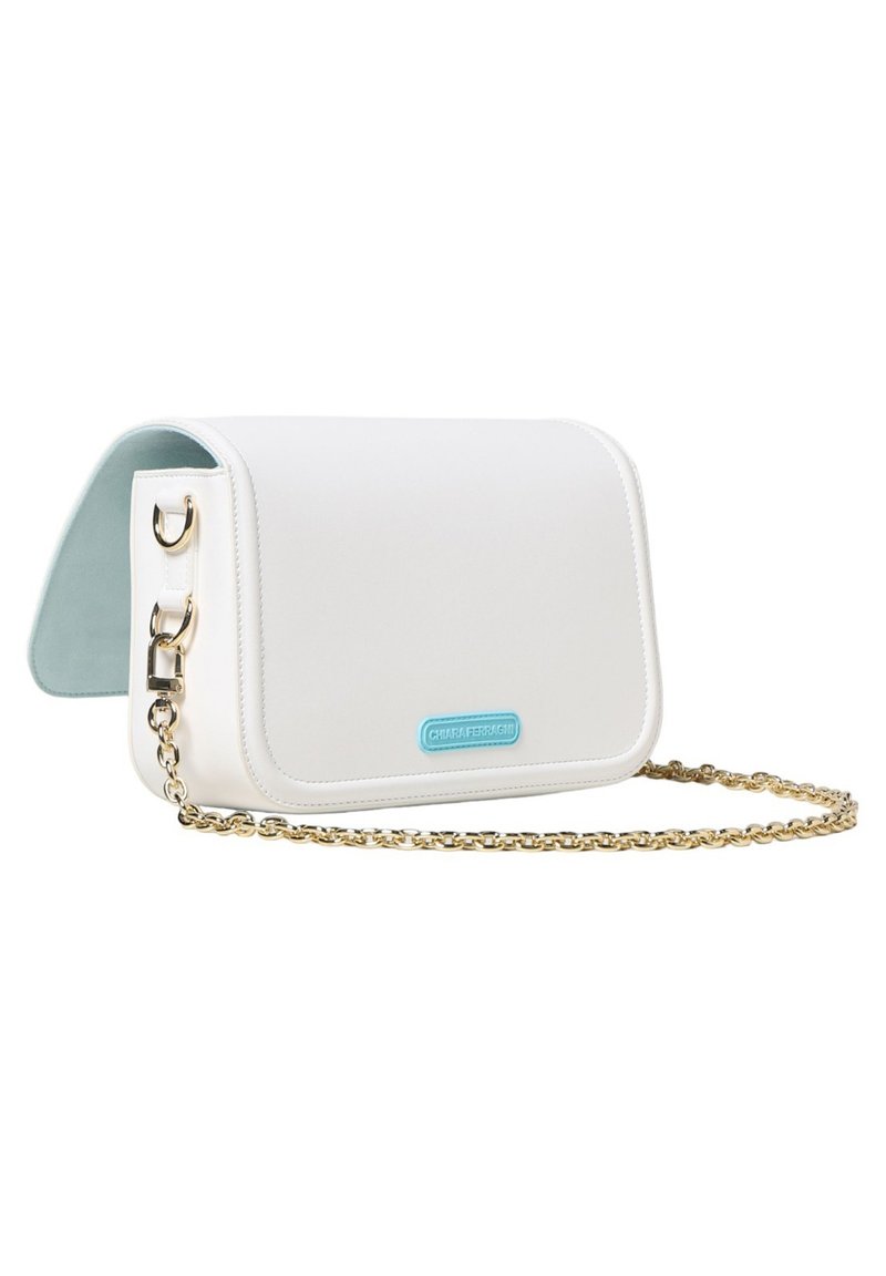 Chiara Ferragni | Borsa tracolla Eyelike Small argento glitter – lemlò
