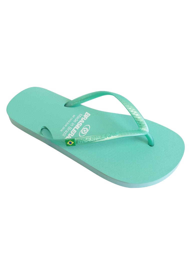Brasileras CHANCLA BRASILERAS®, CLASSIC PEARL W ,HECHO - Sandalias de dedo - water green/verde -