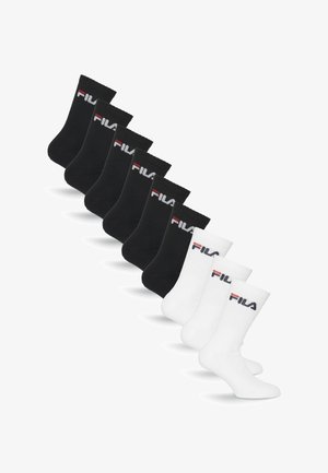 Fila, FILA CREW SOCKS 9 PACK UNISEX - Chaussettes - black white
