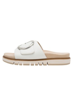 Tamaris Mules - white nappa