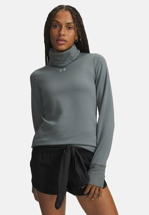 Under Armour, VELOCITI COLD WEATHER LAYER - Блуза с дълги ръкави - clay green