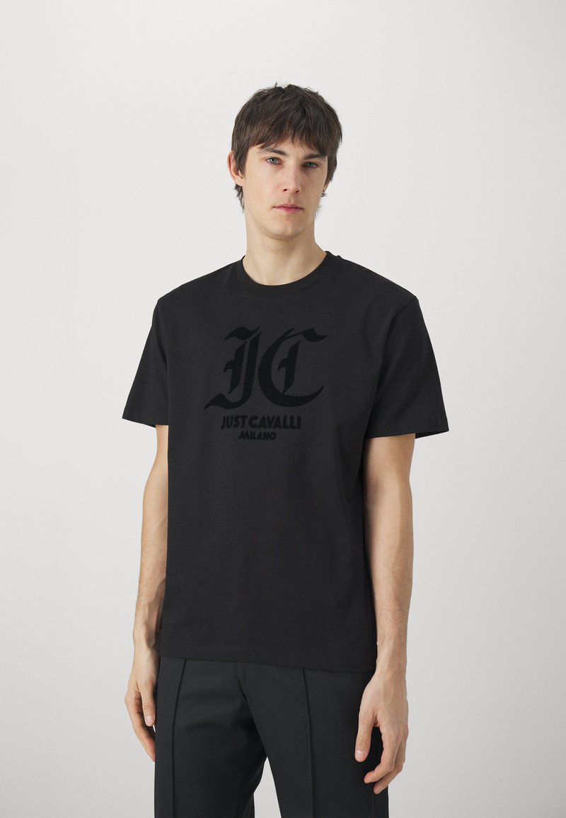 Just Cavalli completo bambino T-shirt e shorts bianco nero main image 1