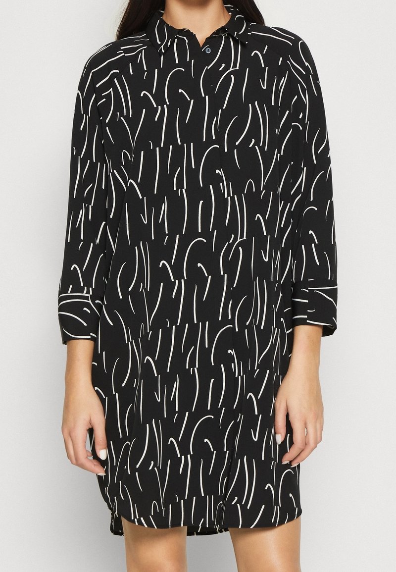 Monki Košilové šaty - black