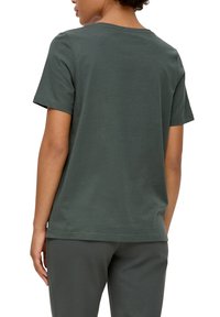 s.Oliver T-Shirt print - olivgrün