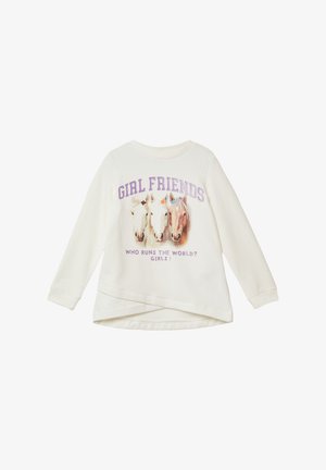 Športni pulover - creme