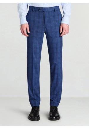 TARTAN - Pantalon de costume - var blu