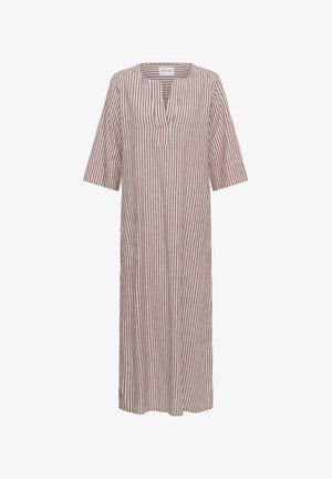 Part Two, BERYLPW - Robe longue - burnt russet stripe