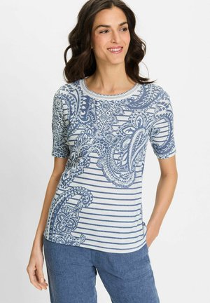 T-Shirt print - blau