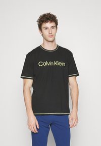 Calvin Klein Underwear - CREW NECK FUTURE SHIFT - Nattøj trøjer - black Miniaturebillede 1