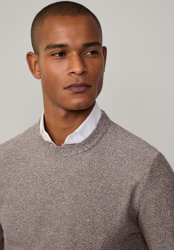 MOULINE CREW - Jumper - sand beige2