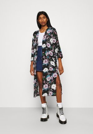 JOSEPHINE LONG KIMONO - Lehká bunda - black/white/blue