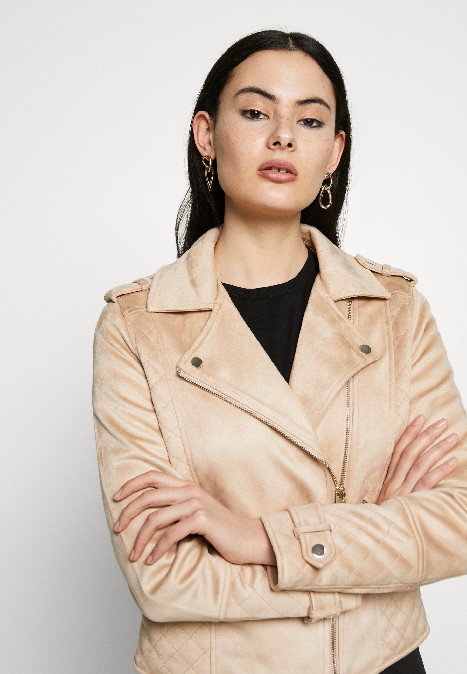River Island Imitert skinnjakke sand Zalando.no River Island Imitert skinnjakke tan Zalando.no