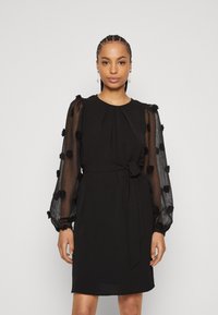 VILA - VIRUNA DRESS - Koktélruha / Partiruha - black Miniatűr kép 1