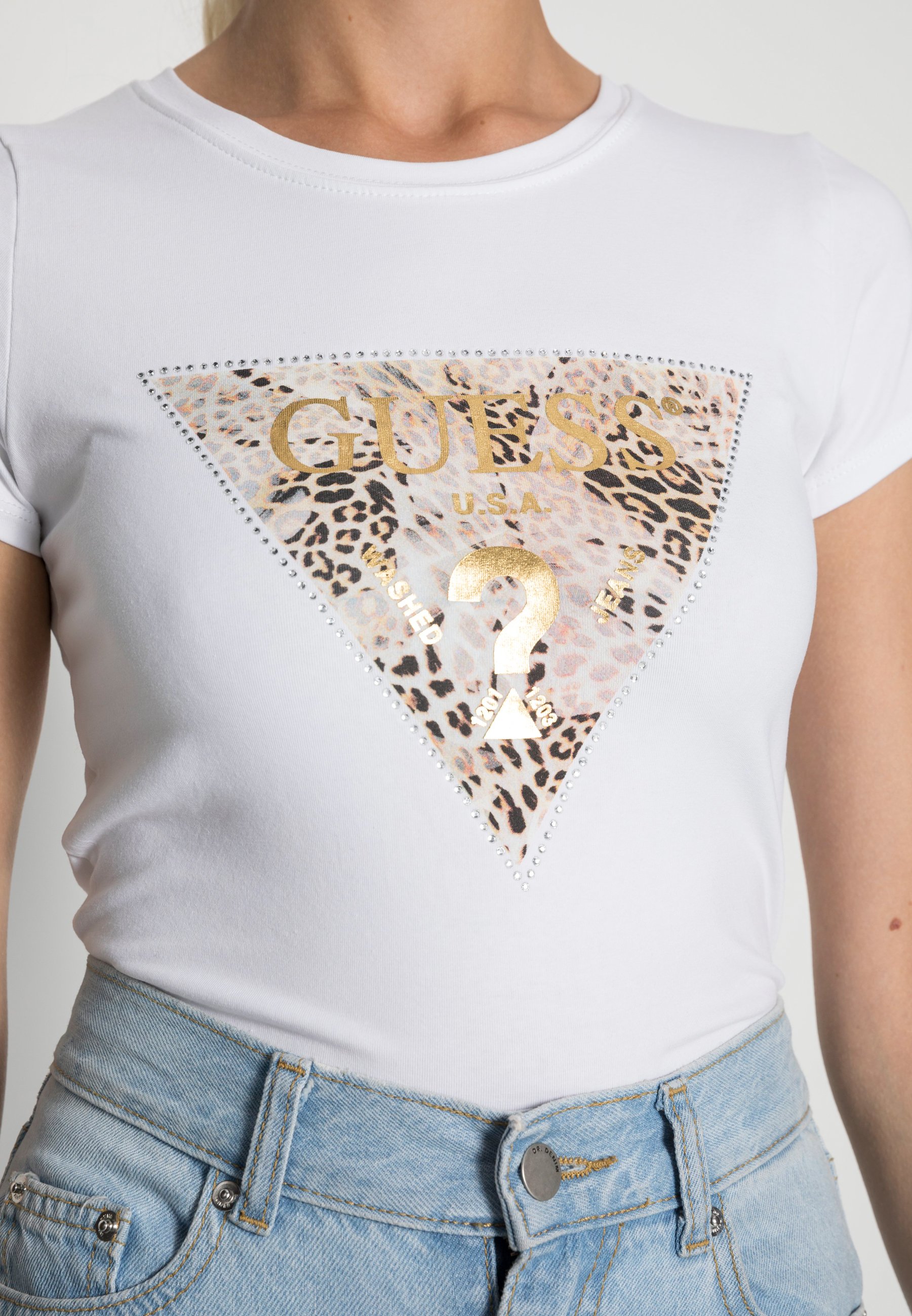 guess leopard shirt