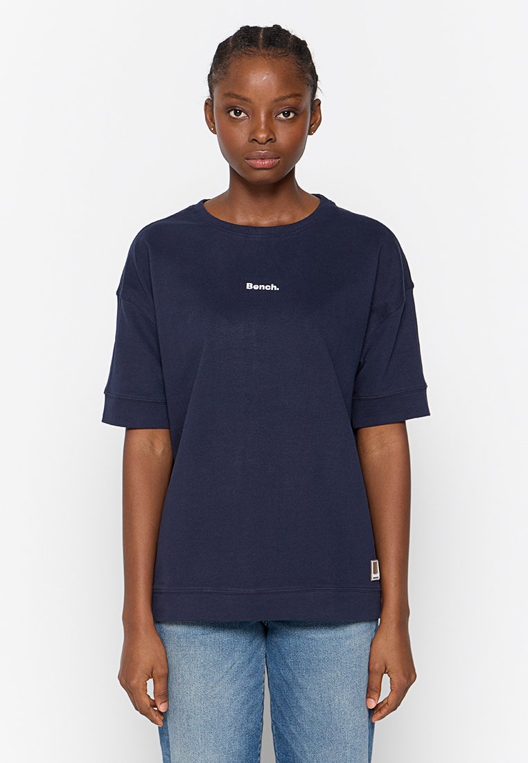 Bench T-shirt basic donkerblauw