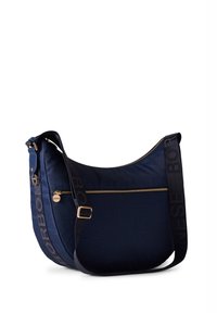 Borbonese LUNA MEDIUM CON ZIP - Cross body bag - blue