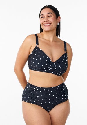 Bikini bottoms - black w white dot