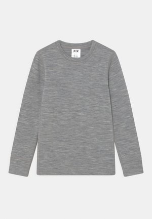 SOLID UNISEX - Longsleeve - grey melange