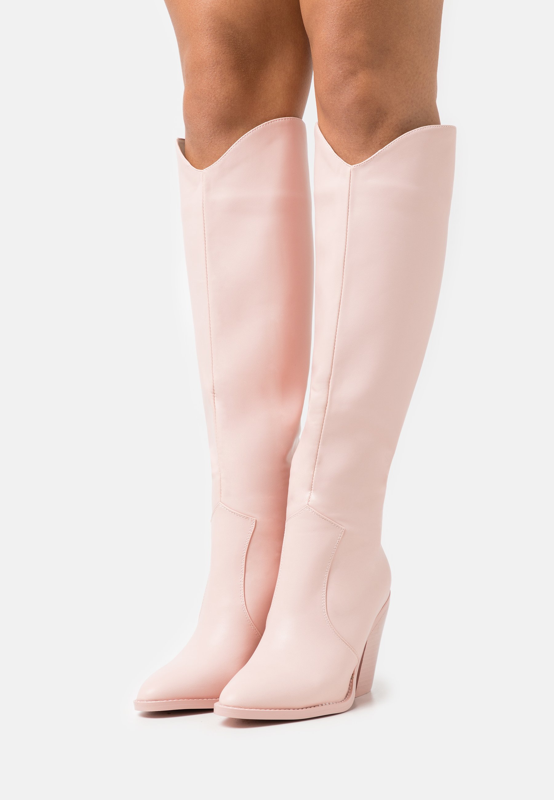 pink blush boots
