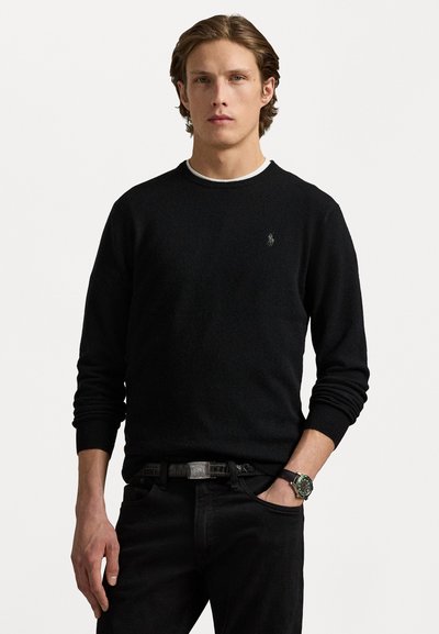 Polo Ralph Lauren WOOL CREWNECK SWEATER - Trui - black