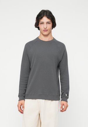 CREW NECK LONG SLEEVE - Melegítőfelső - dark grey