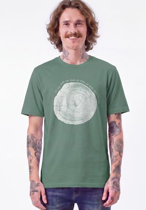 watapparel, BAUMSCHEIBE UNISEX  - T-Shirt print - green bay