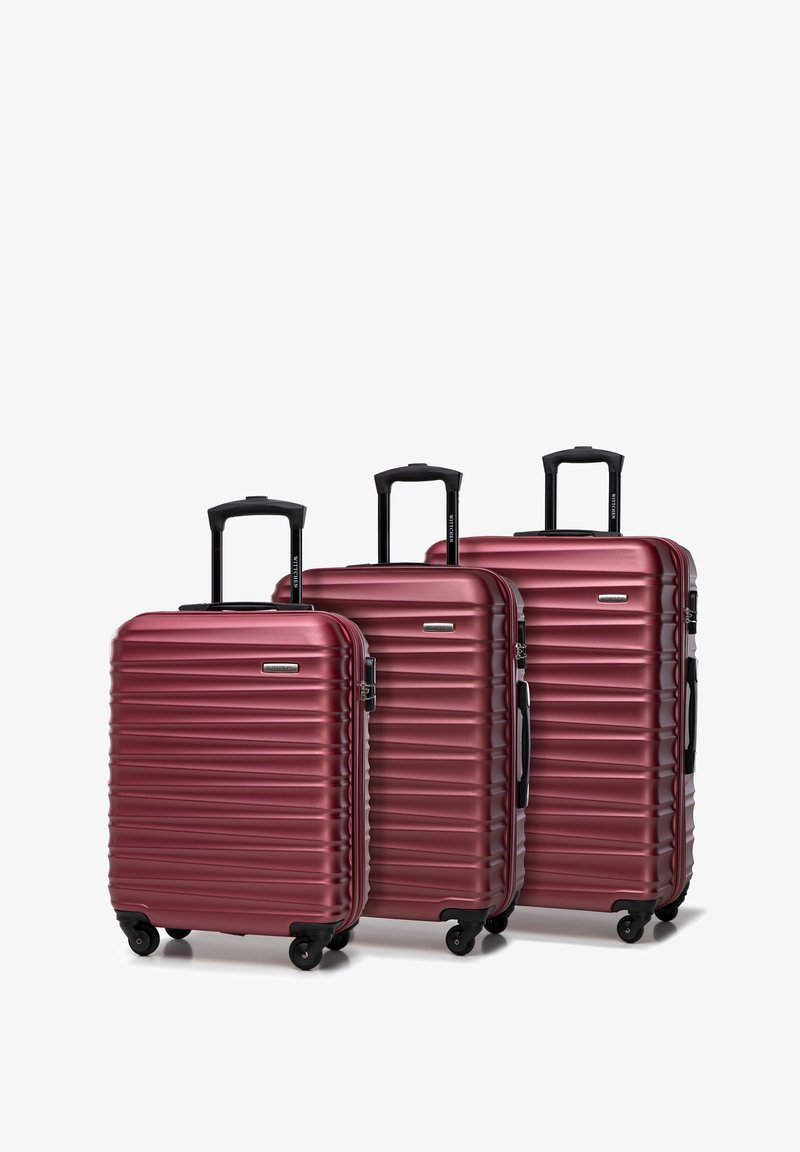 WITTCHEN LUGGAGE SET FROM ABS - Trolley - red