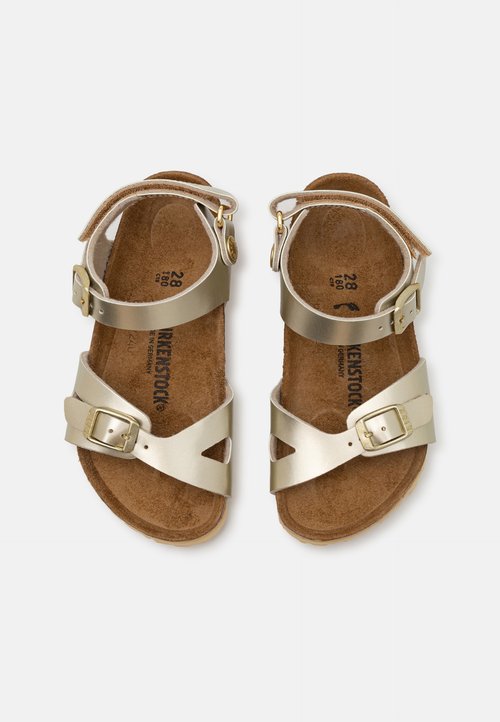 Birkenstock RIO AS KIDS BF NARROW - Sandals - metallic gold — photo 4