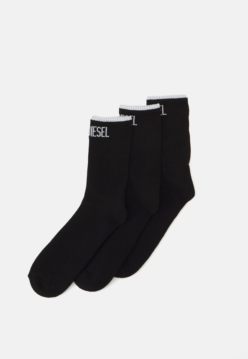 Diesel SKM-D-DIVISION-MID-CUT-CUSHIONED-SOCKS 3 PACK - Zeķes - e4101
