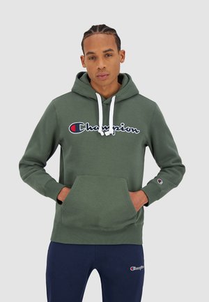 Felpa con cappuccio - green