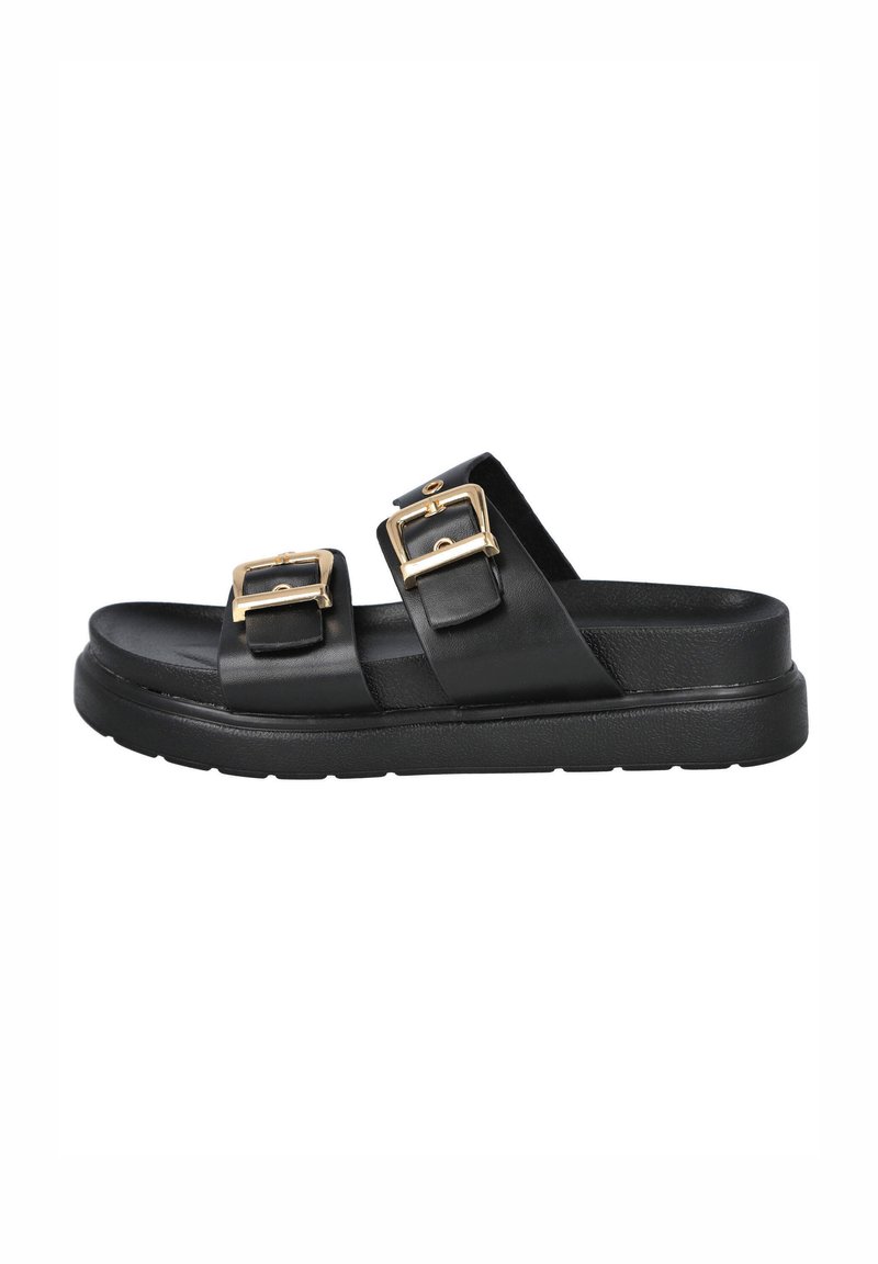Bubble Bobble PLANAS - Chanclas de baño - black