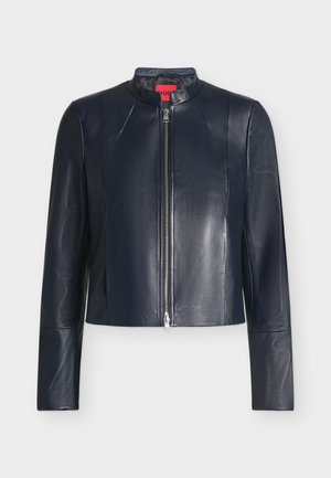 HUGO, LASARI - Veste en cuir - medium blue