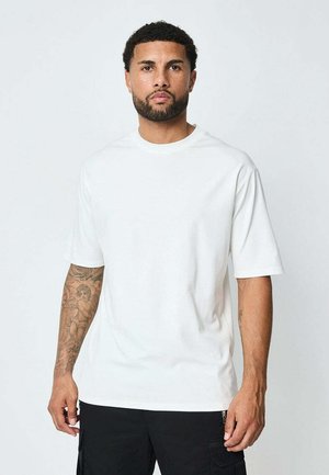 FRILIVIN UNI COL ROND - T-shirt basique - blanc