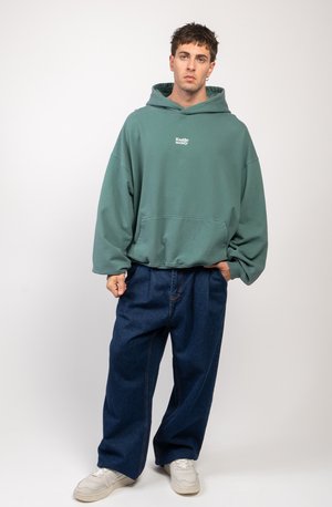 WASHED CESARE UNISEX - Mikina s kapucňou - heura