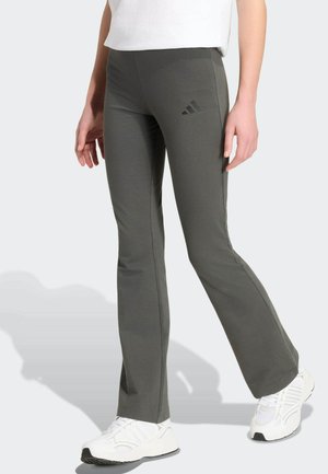 adidas Sportswear, ADIDAS SPORTSWEAR ESSENTIALS FLARED LEGGINGS - Leggings - grey six   black