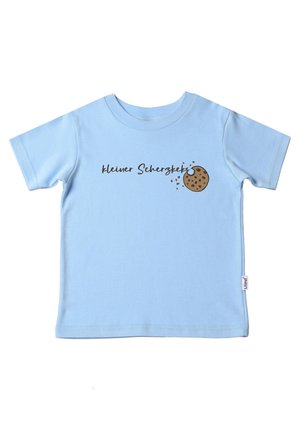 Print T-shirt - hellblau