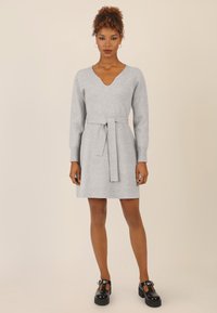 Apart Strickkleid - graumeliert