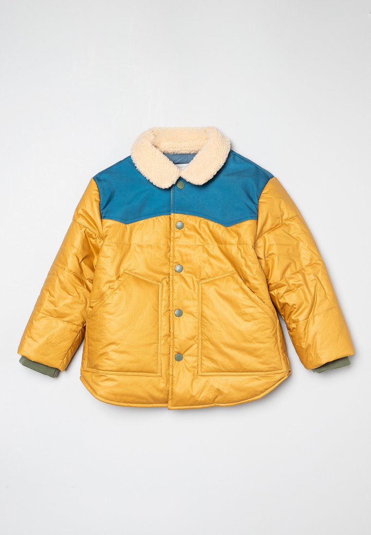 Stella McCartney Kids Winterjas donkergeel Stella McCartney Kids Winterjas donkergeel