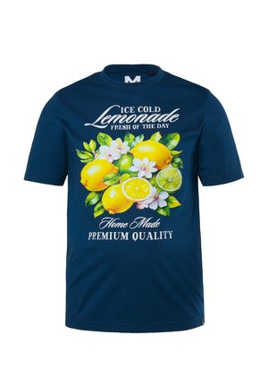 Men Plus, T-SHIRT, PRINT, SHORT SLEEVES, UP TO 8XL - Camiseta estampada - blue
