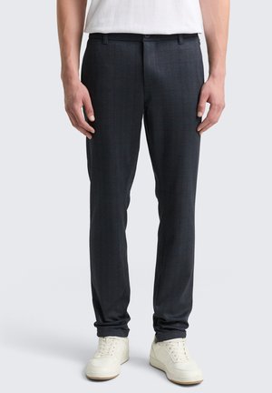Chino - navy tonal check