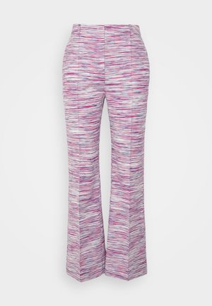 Missoni TROUSERS - Παντελόνι - white,fuxia